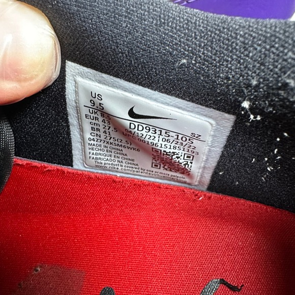 Nike Air Jordan 1 Low Golf Court Purple Men's Basketball DD9315-105 Size 9.5 - Picture 8 of 8